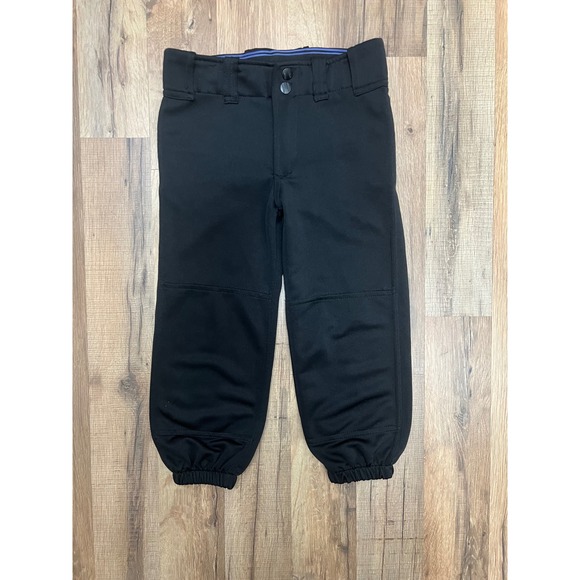 RIP-IT Girls‎ Black Softball Pants Size M Quilted Padded 100% Polyester - Picture 1 of 7